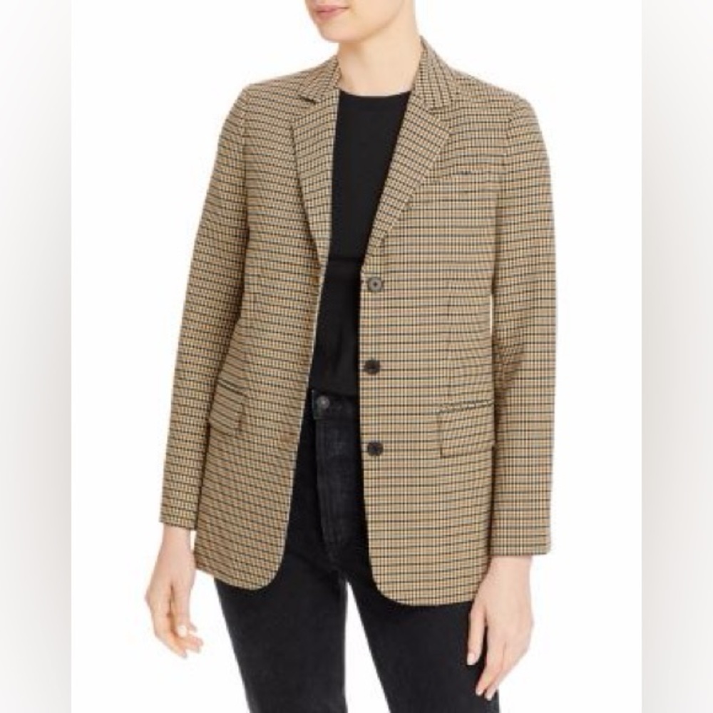 Rebecca Taylor Plaid Boyfriend Blazer